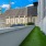 narrow, grassy terrace