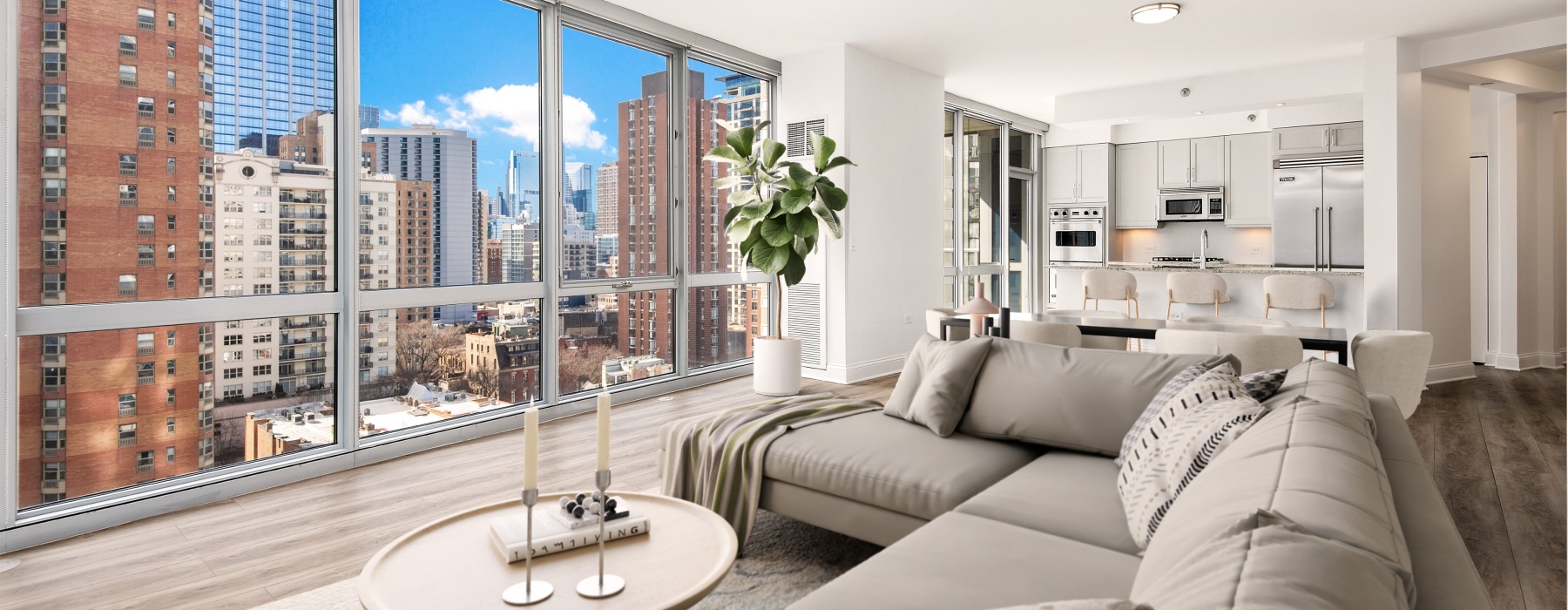 Living Room Gorgeous natural light in your living space