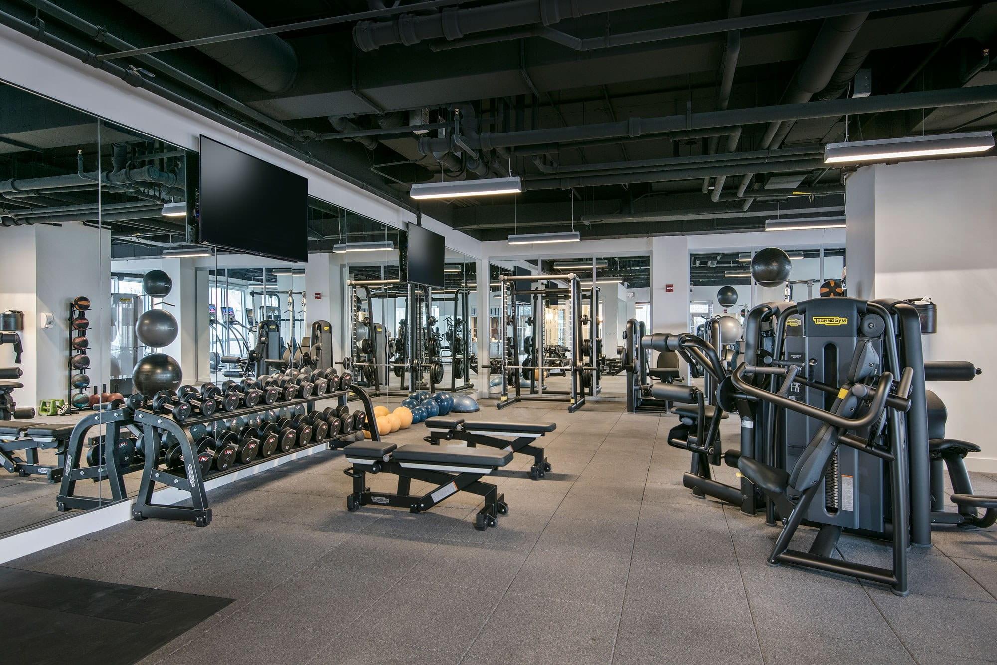 A State Of The Art Fitness Center Is At Your Disposal